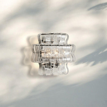 Ghiaccio Glass Wall Sconce - GILDLAMPS