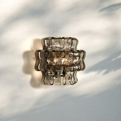 Ghiaccio Glass Wall Sconce - GILDLAMPS
