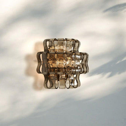Ghiaccio Glass Wall Sconce - GILDLAMPS