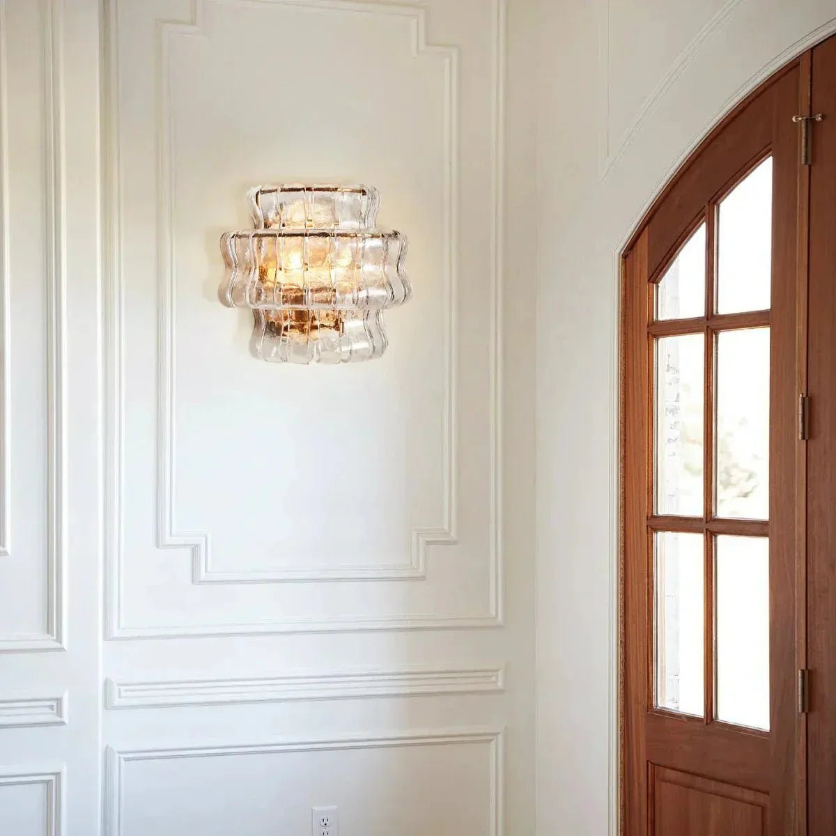 Ghiaccio Glass Wall Sconce - GILDLAMPS