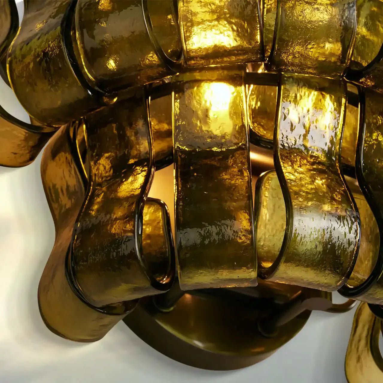 Ghiaccio Glass Wall Sconce - GILDLAMPS