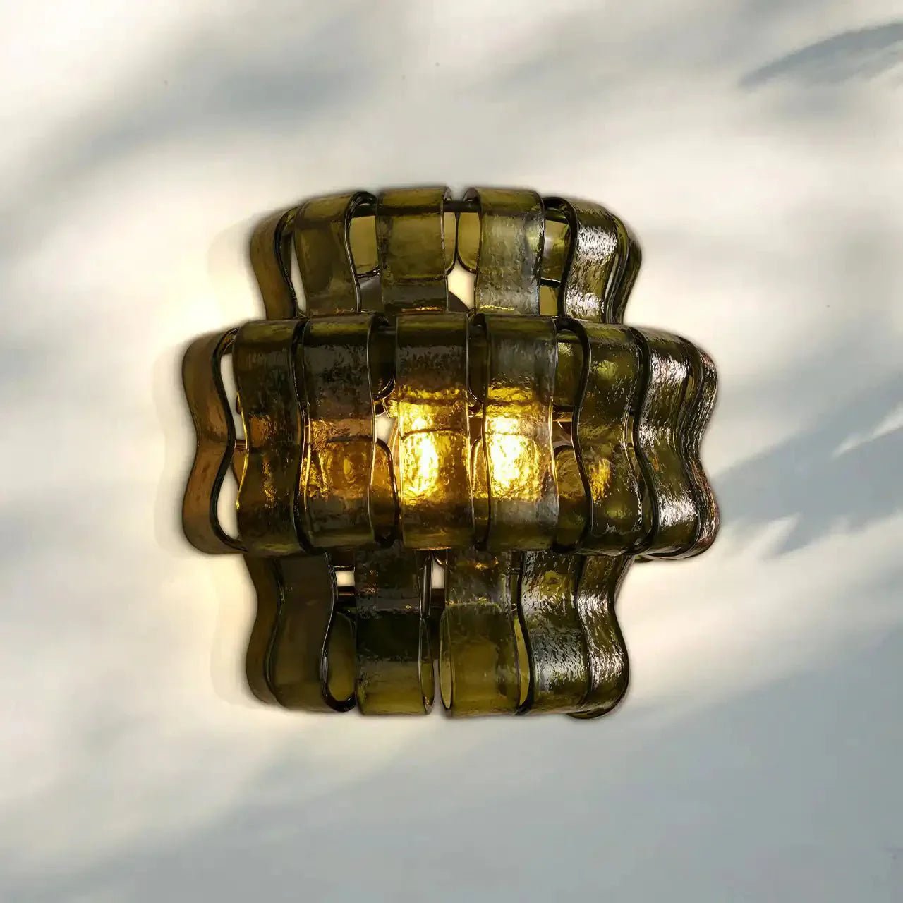 Ghiaccio Glass Wall Sconce - GILDLAMPS