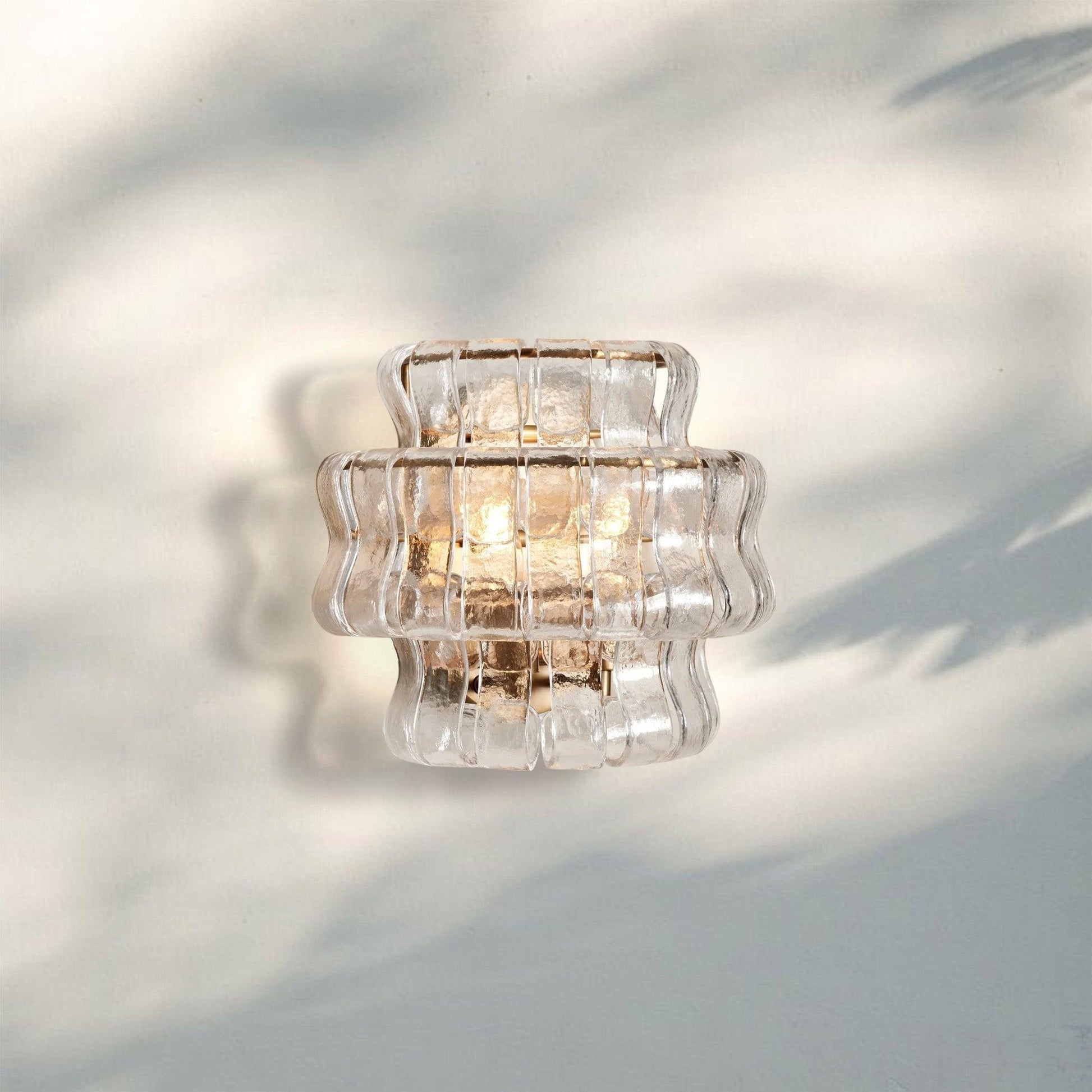Ghiaccio Glass Wall Sconce - GILDLAMPS