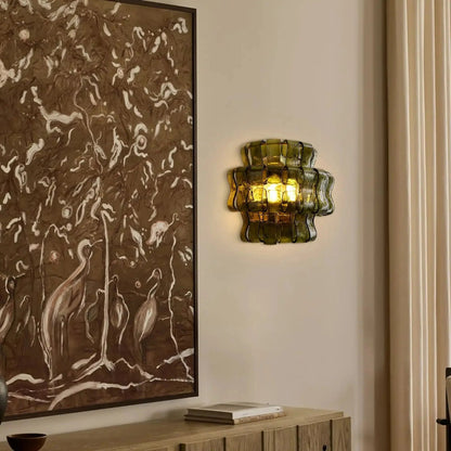 Ghiaccio Glass Wall Sconce - GILDLAMPS