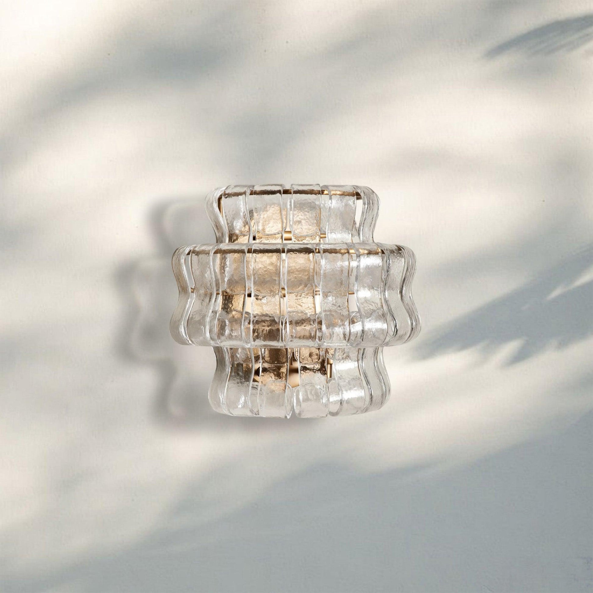 Ghiaccio Glass Wall Sconce - GILDLAMPS