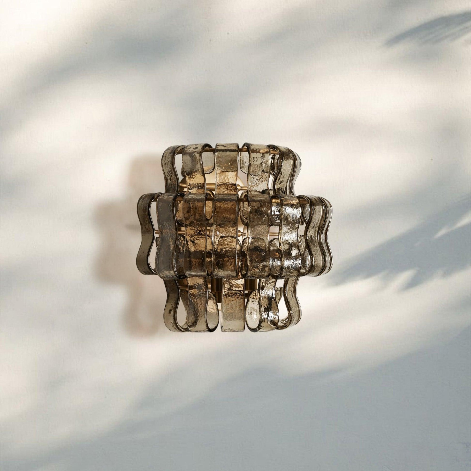 Ghiaccio Glass Wall Sconce - GILDLAMPS