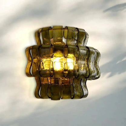 Ghiaccio Glass Wall Sconce - GILDLAMPS