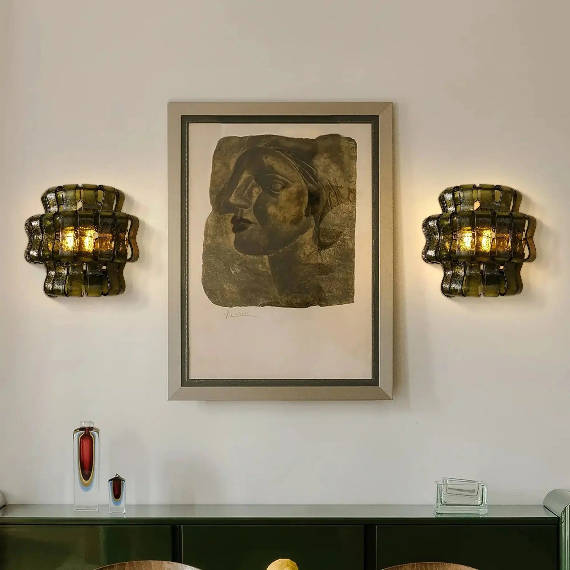 Ghiaccio Glass Wall Sconce - GILDLAMPS