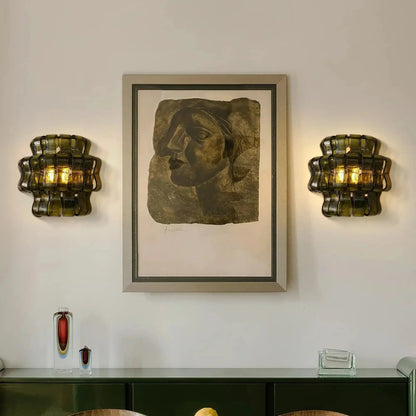 Ghiaccio Glass Wall Sconce - GILDLAMPS
