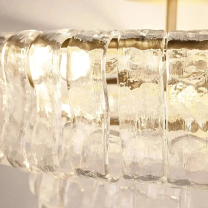 Ghiaccio Modern Glass Flushmount - GILDLAMPS