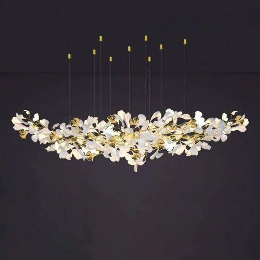 Ginkgo A Branch Chandelier - GILDLAMPS