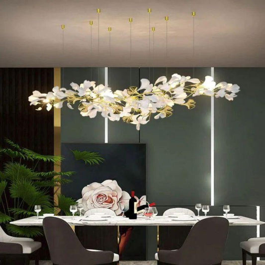 Ginkgo D Branch Chandelier - GILDLAMPS