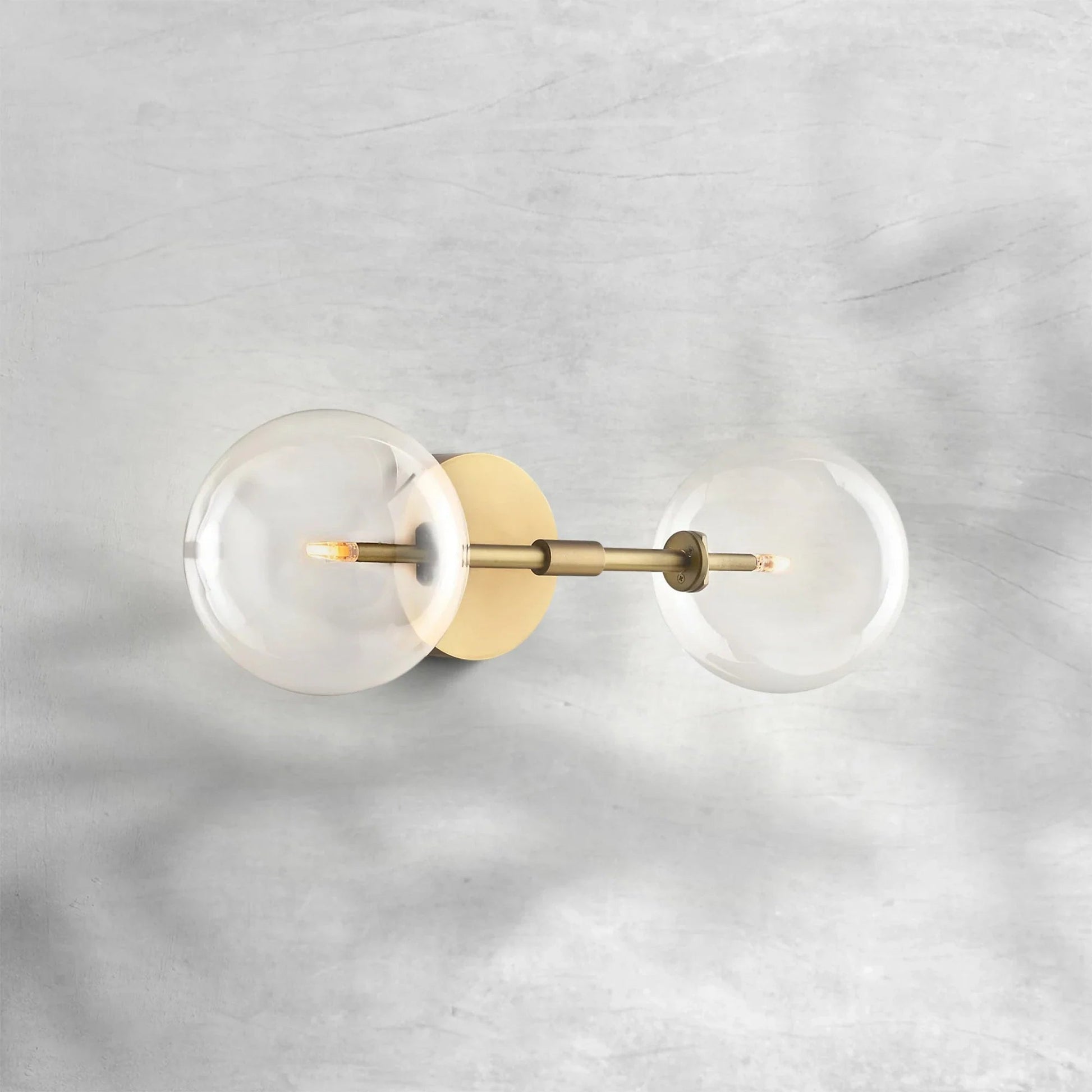 Glass Globe Linear Sconce - GILDLAMPS