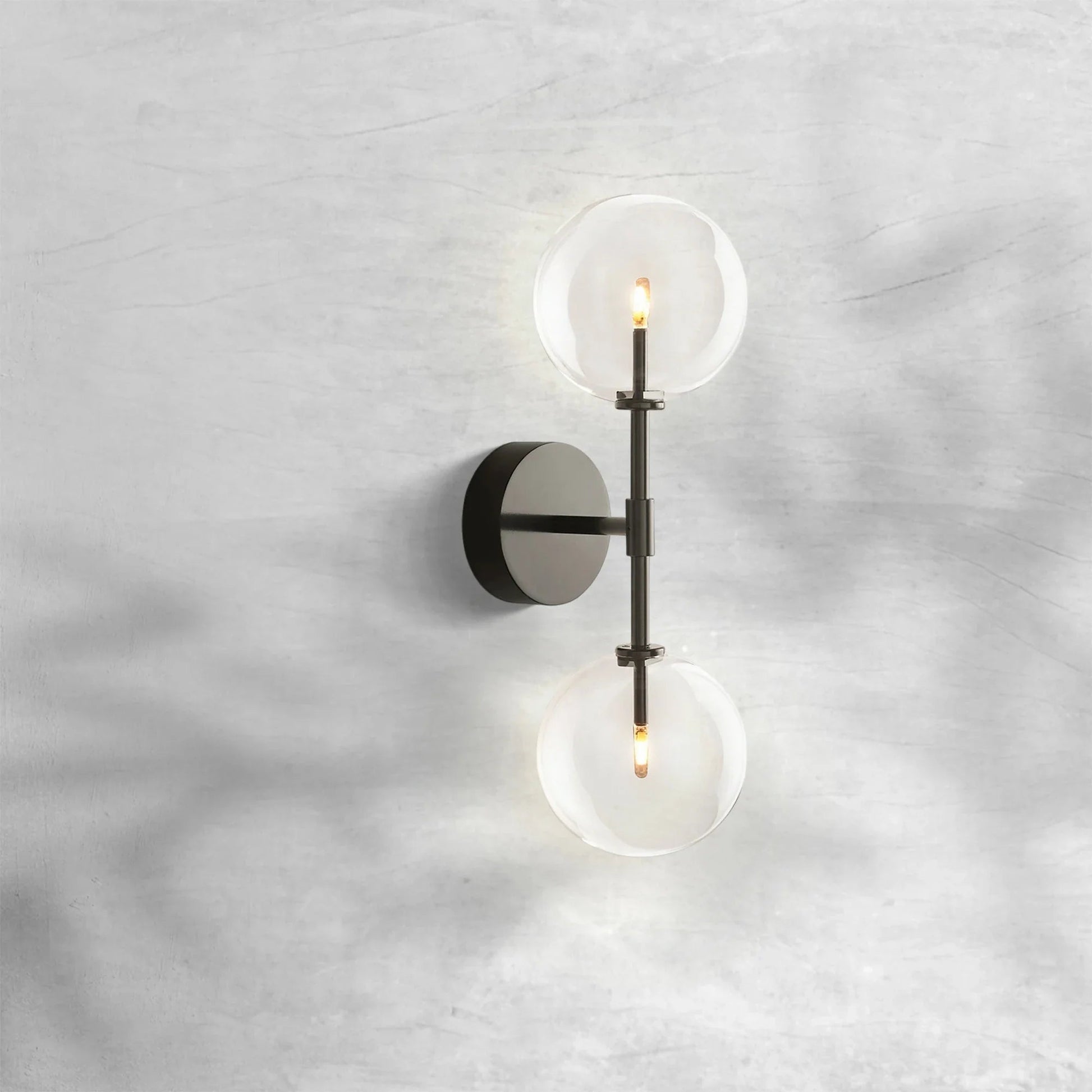 Glass Globe Linear Sconce - GILDLAMPS