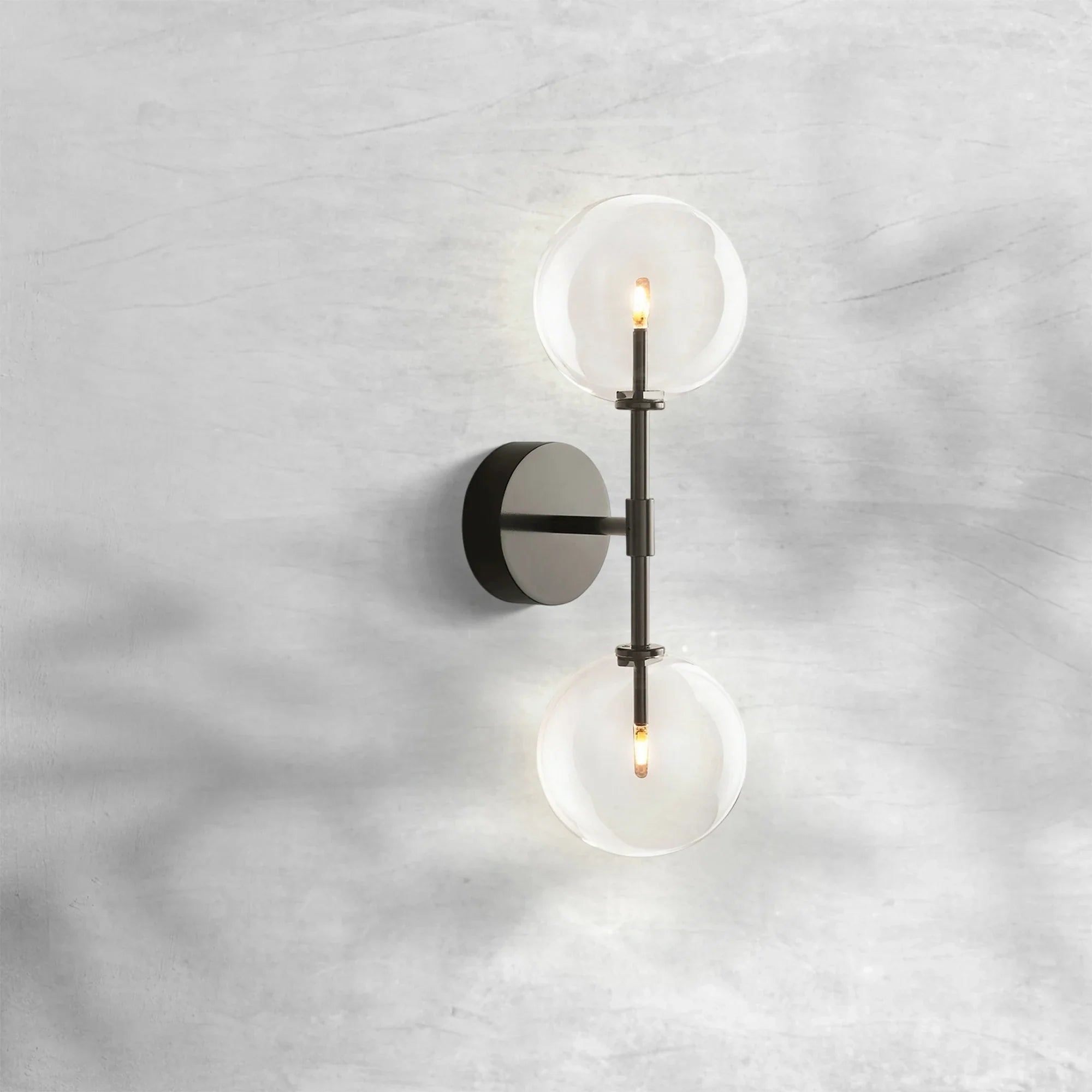 Glass Globe Linear Sconce - GILDLAMPS