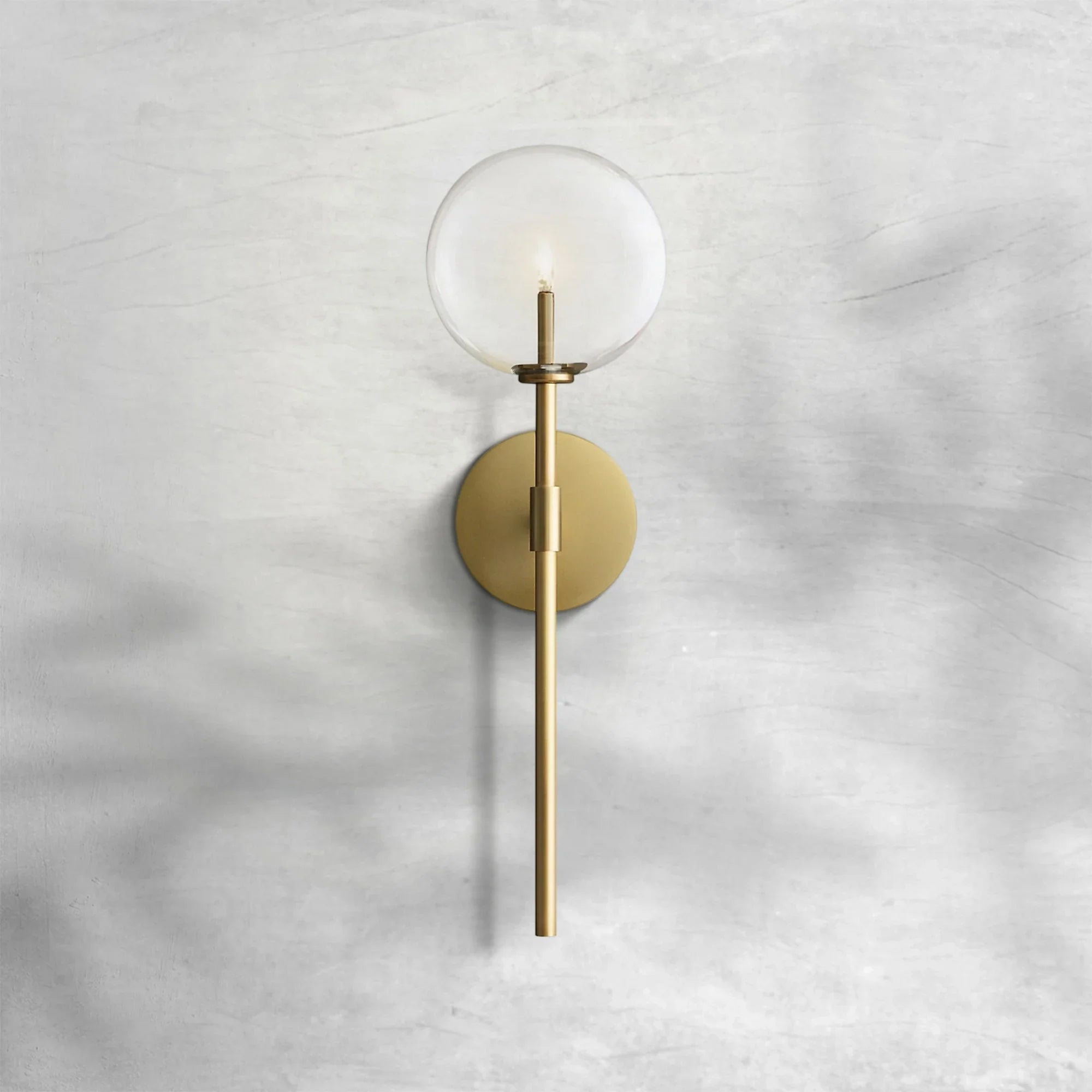 Glass Globe Sconce - GILDLAMPS