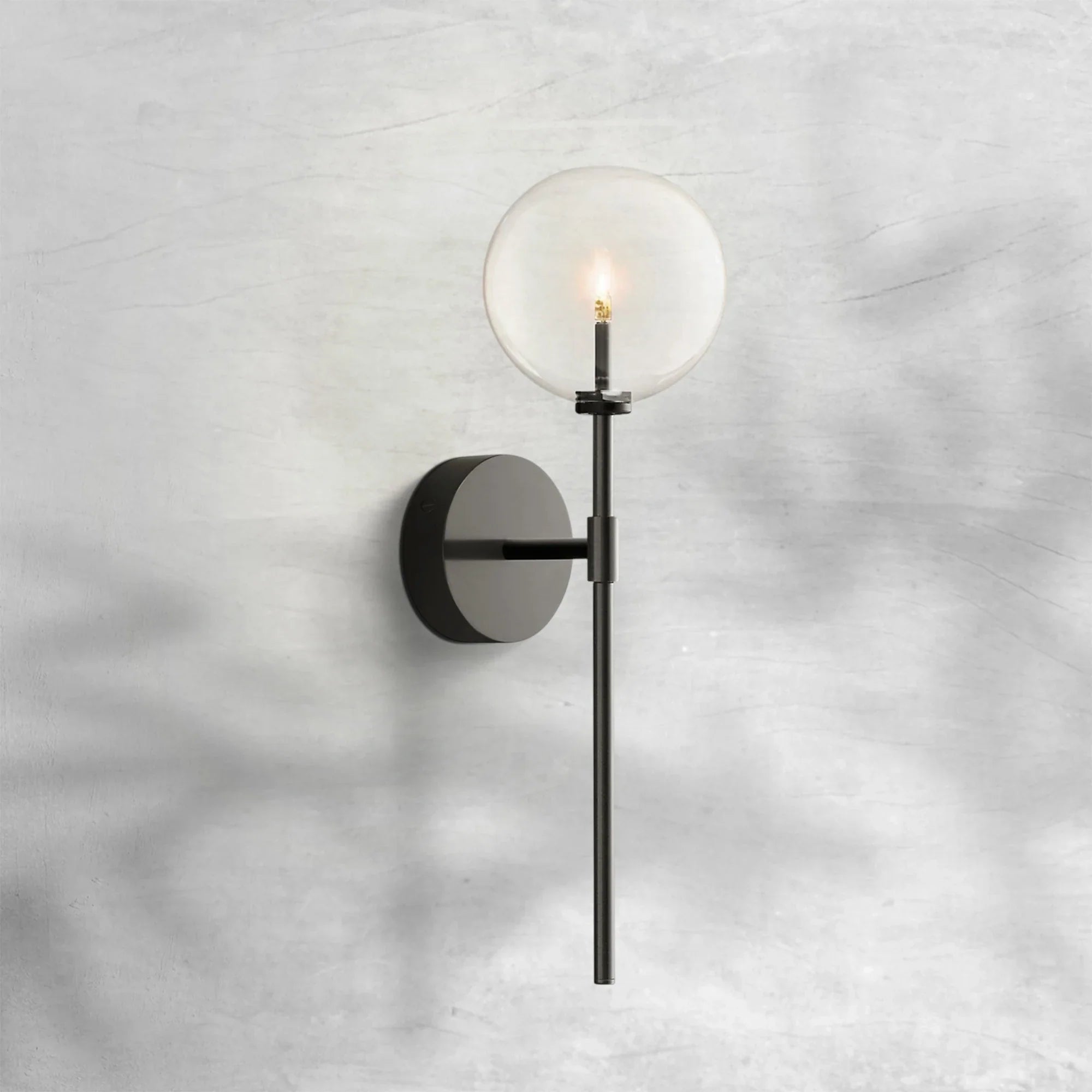 Glass Globe Sconce - GILDLAMPS