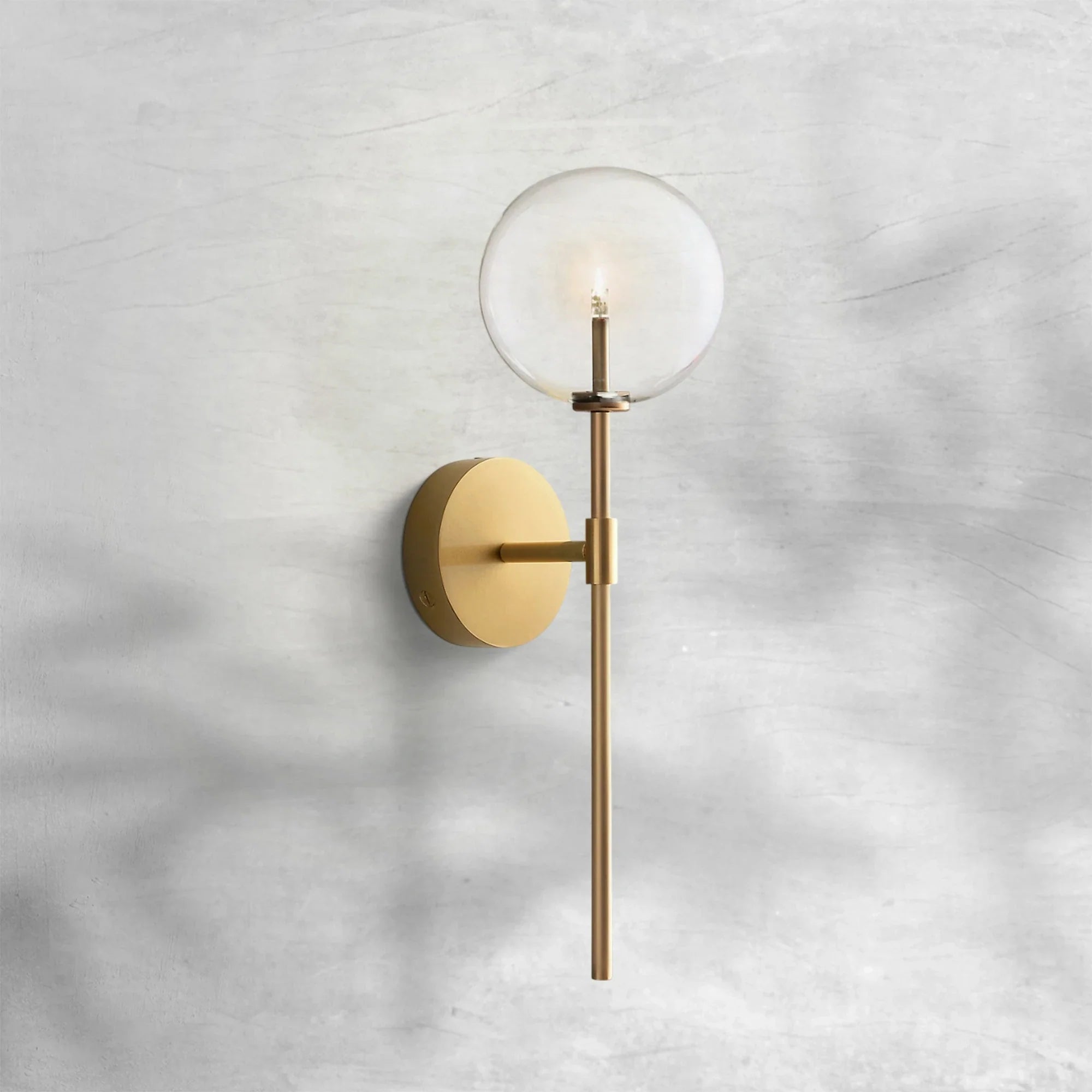 Glass Globe Sconce - GILDLAMPS