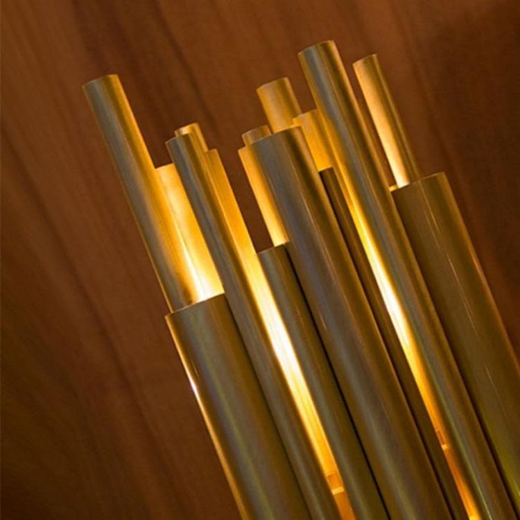 Golden Stainless Steel Wall Sconce 16 " - GILDLAMPS