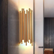 Golden Stainless Steel Wall Sconce 16 " - GILDLAMPS
