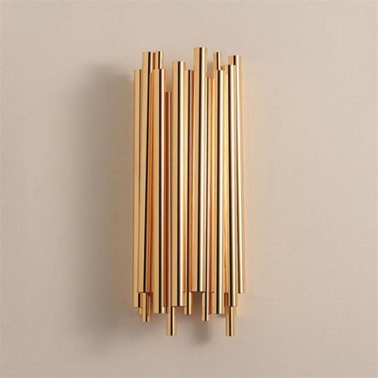 Golden Stainless Steel Wall Sconce 16 " - GILDLAMPS