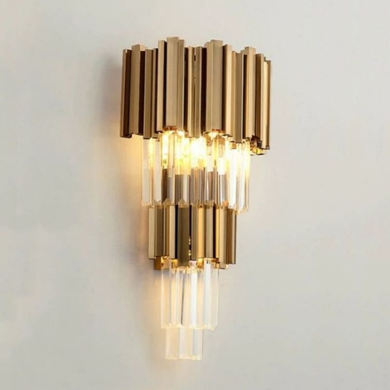 Grand Crystal Sconce - GILDLAMPS