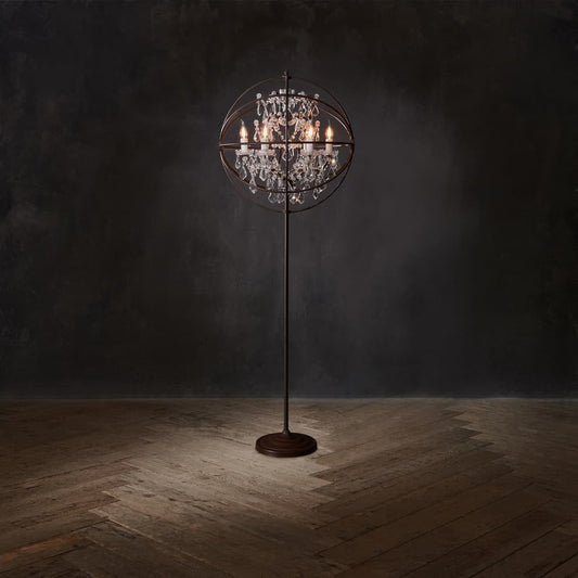 Gyro Crystal Floor Lamp - GILDLAMPS