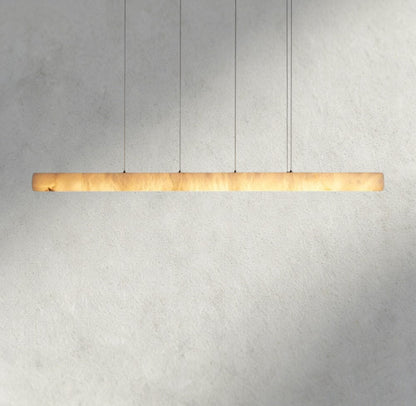 Halima Linear Alabaster Chandelier - GILDLAMPS