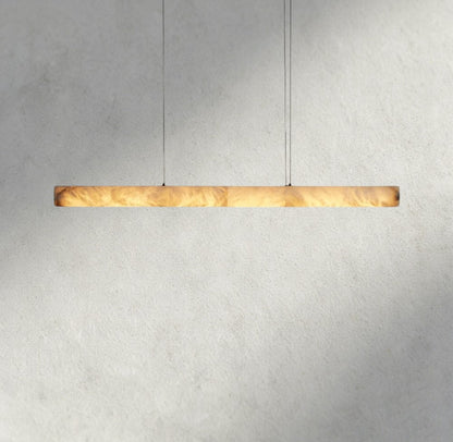 Halima Linear Alabaster Chandelier - GILDLAMPS