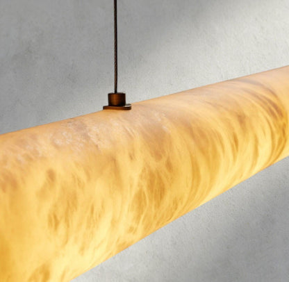Halima Linear Alabaster Chandelier - GILDLAMPS