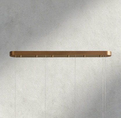 Halima Linear Alabaster Chandelier - GILDLAMPS