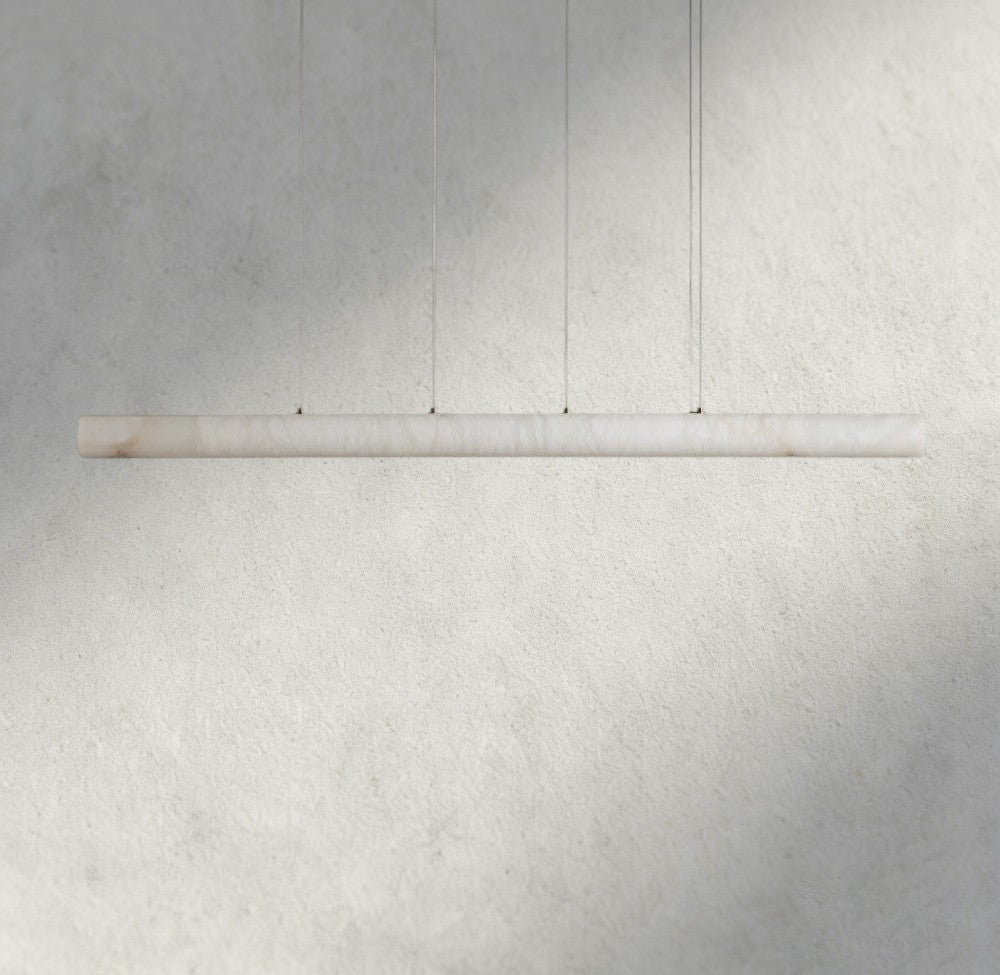 Halima Linear Alabaster Chandelier - GILDLAMPS