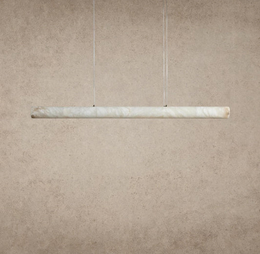 Halima Linear Alabaster Chandelier - GILDLAMPS