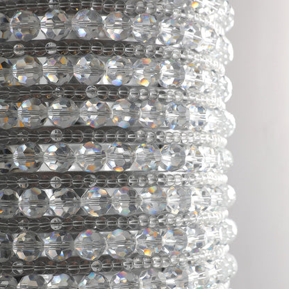 Halo Modern Clear Crystal Wall Sconce 21"H - GILDLAMPS