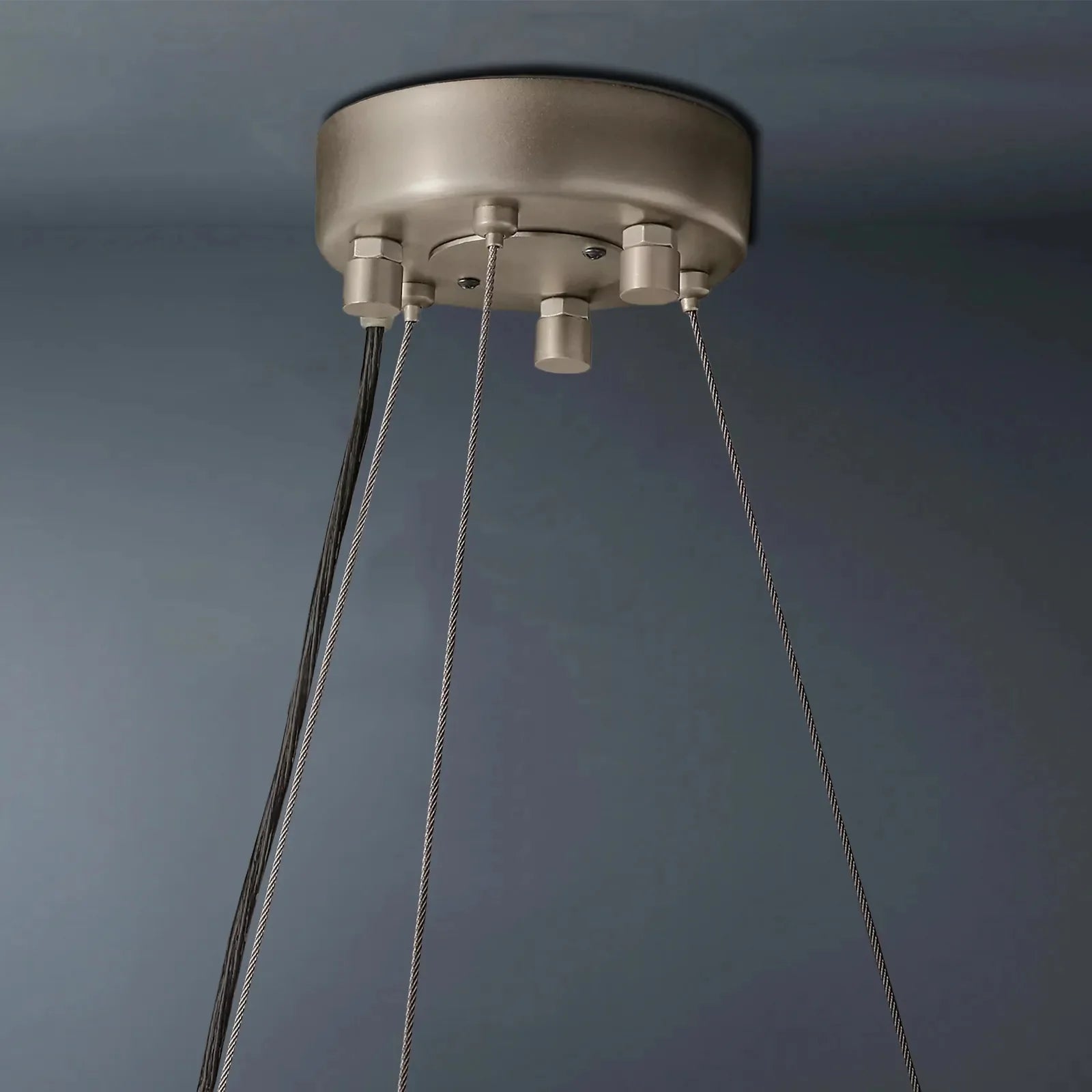 Halo Modern Somke Round Chandelier 32" - GILDLAMPS