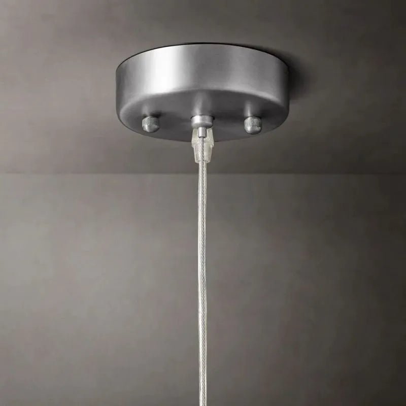 Halo Somke Crystal Pendant 12"H - GILDLAMPS