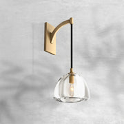 Haloid Modern Glass Wall Sconce - GILDLAMPS