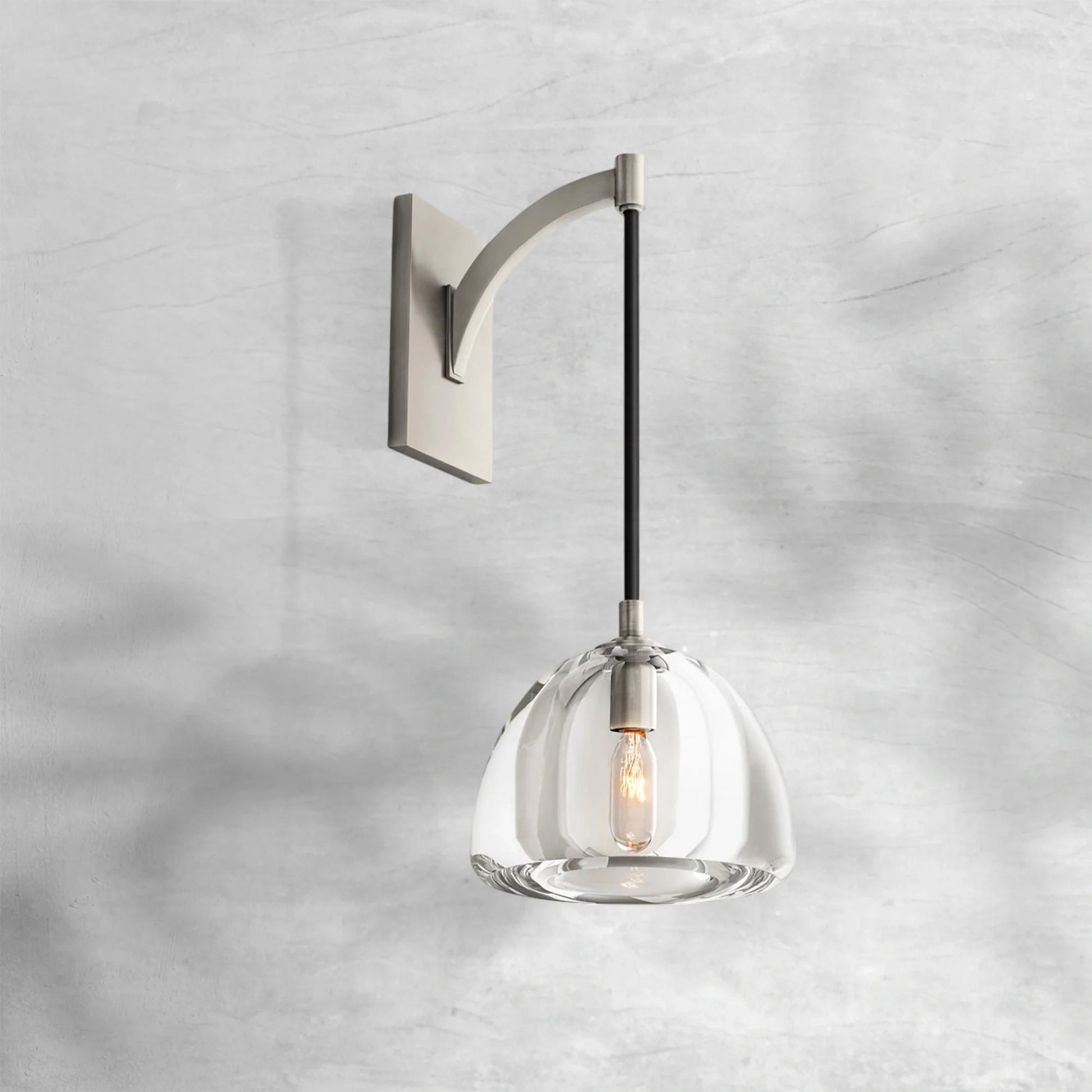 Haloid Modern Glass Wall Sconce - GILDLAMPS
