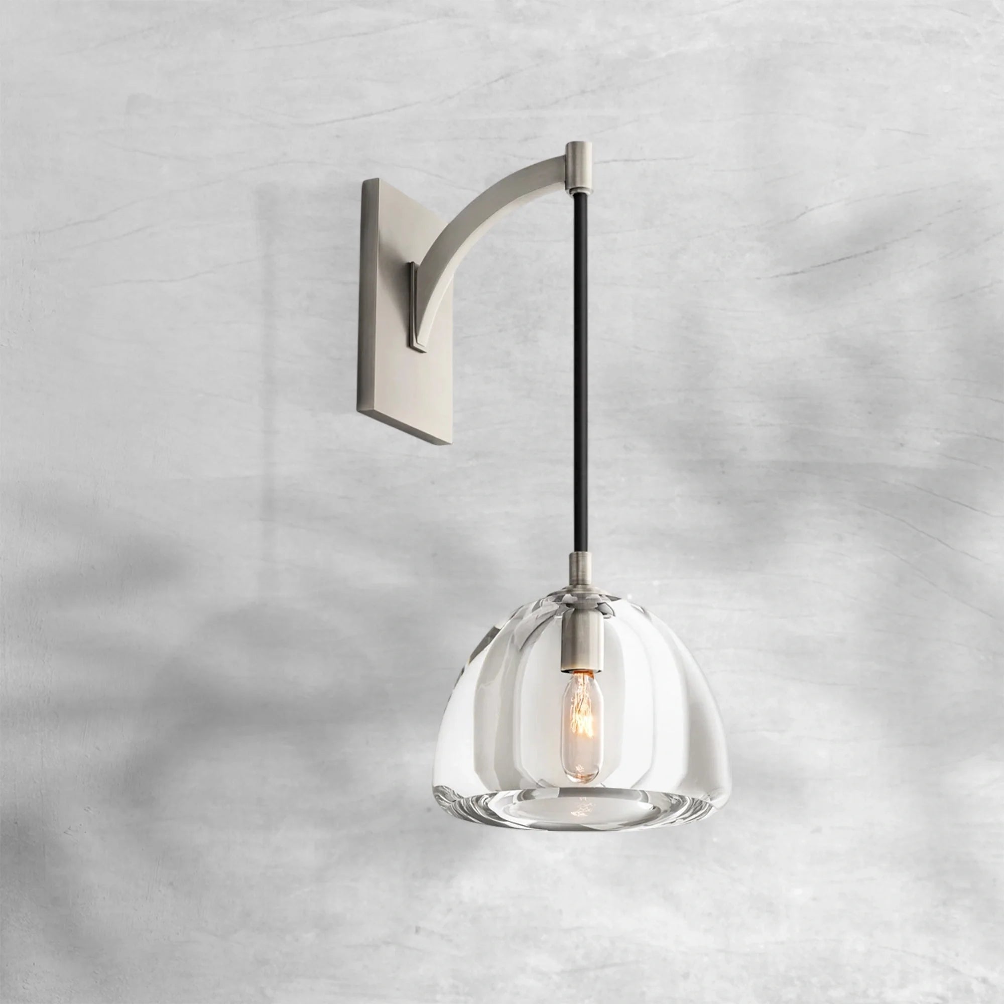 Haloid Modern Glass Wall Sconce - GILDLAMPS