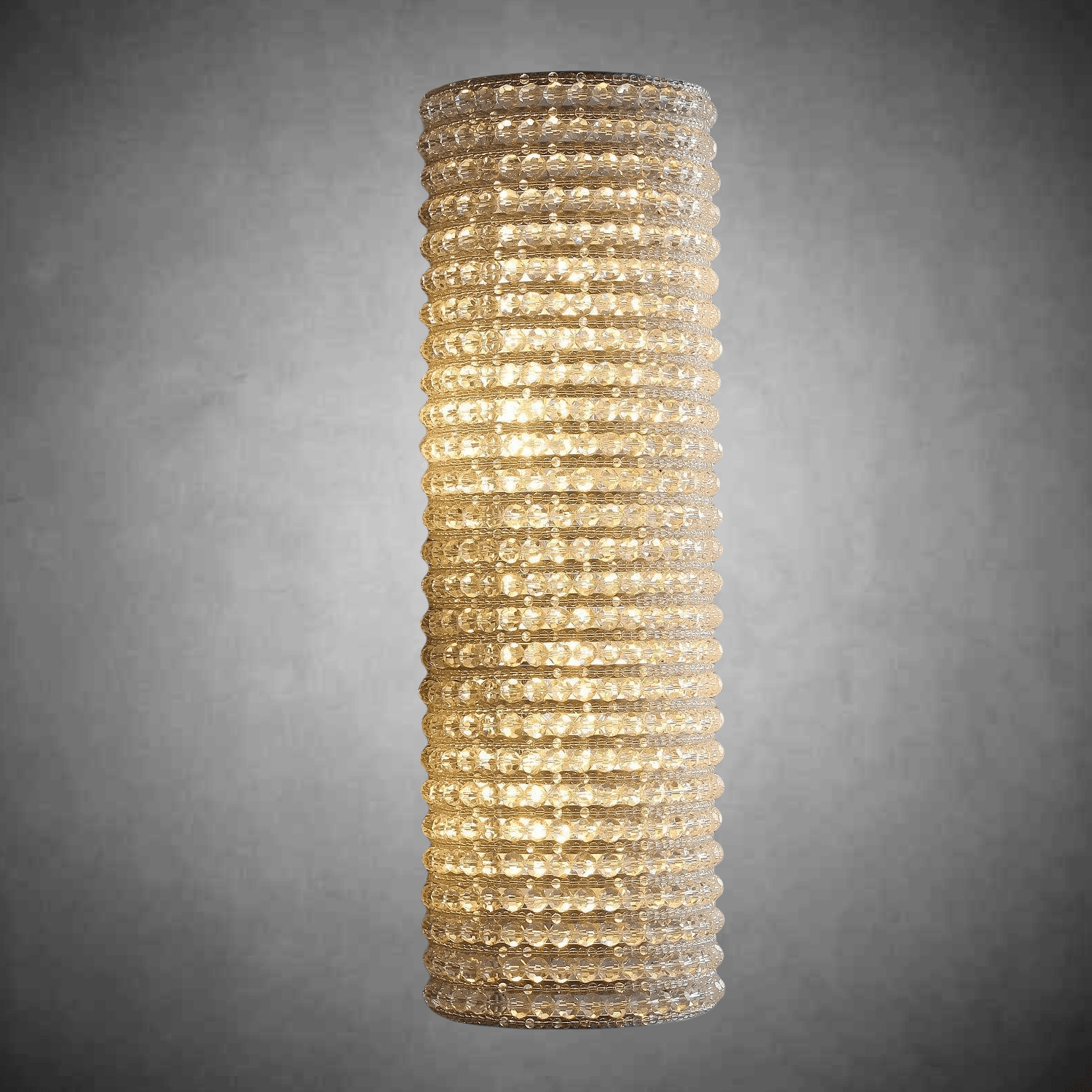 Halos Clear Crystal Beads Wall Sconce 21"H 36''H - GILDLAMPS