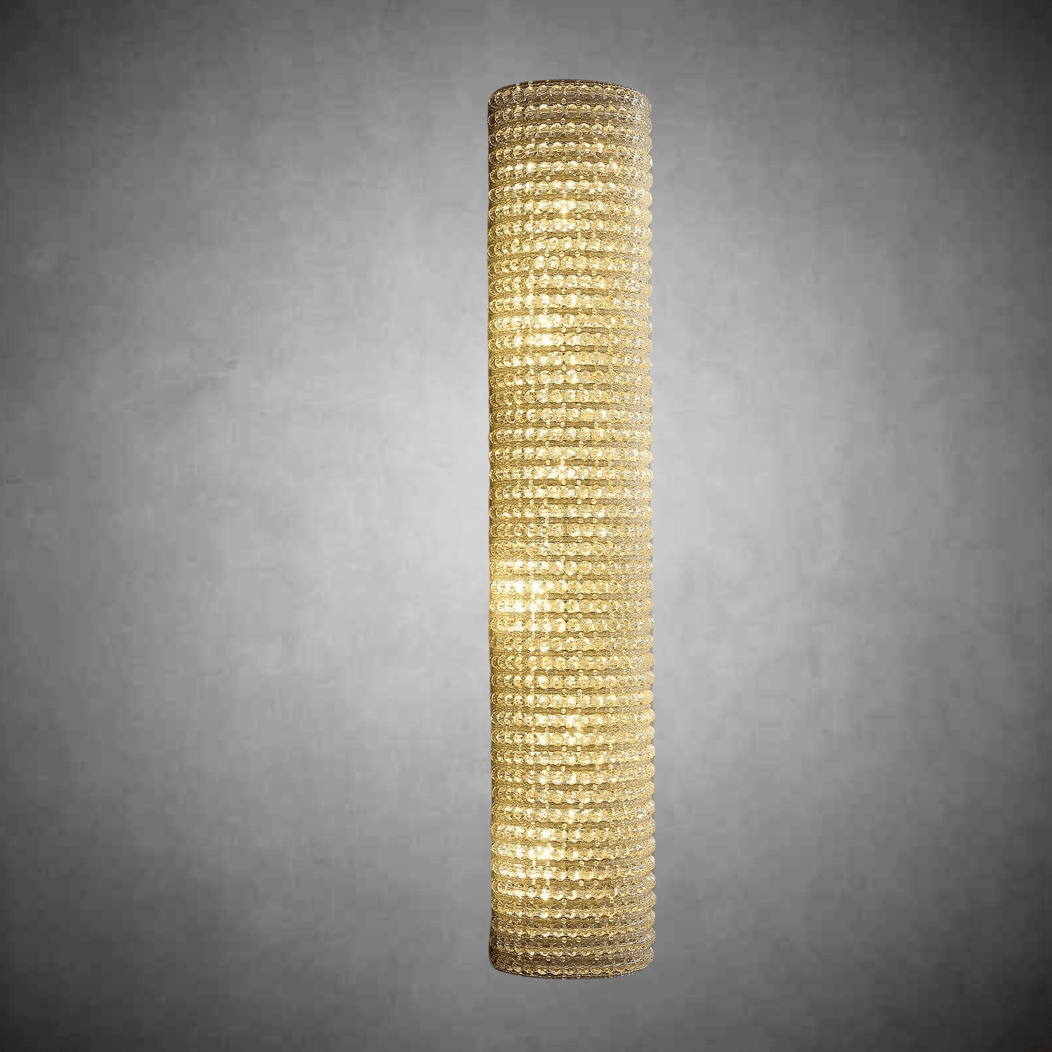 Halos Clear Crystal Beads Wall Sconce 21"H 36''H - GILDLAMPS