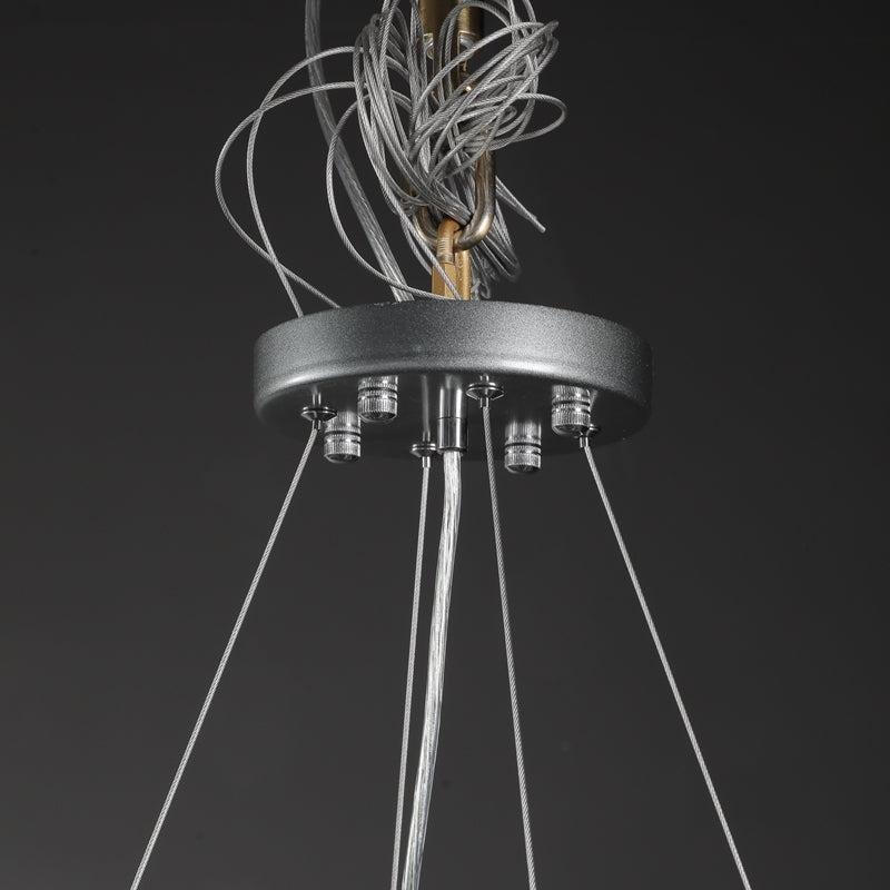 Halos Crystal Round LED Chandelier 32"41''59''72'' - GILDLAMPS