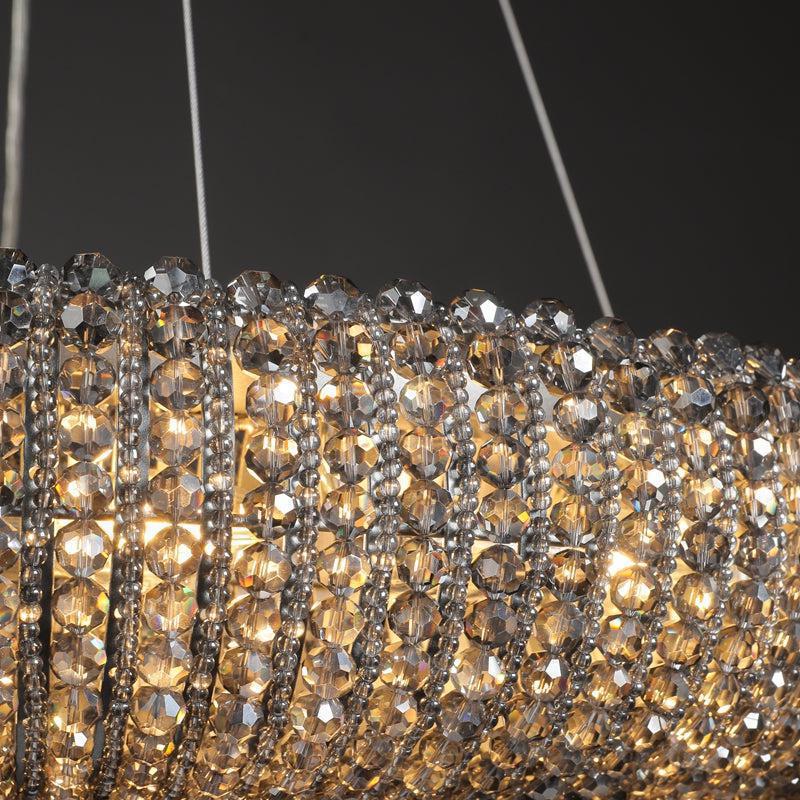 Halos Crystal Round LED Chandelier 32"41''59''72'' - GILDLAMPS