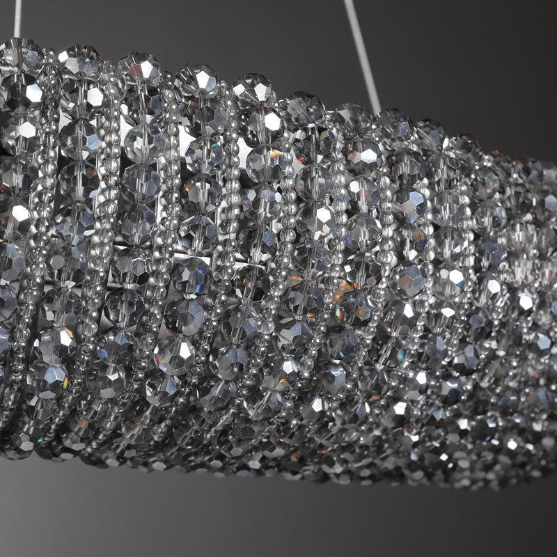 Halos Crystal Round LED Chandelier 32"41''59''72'' - GILDLAMPS