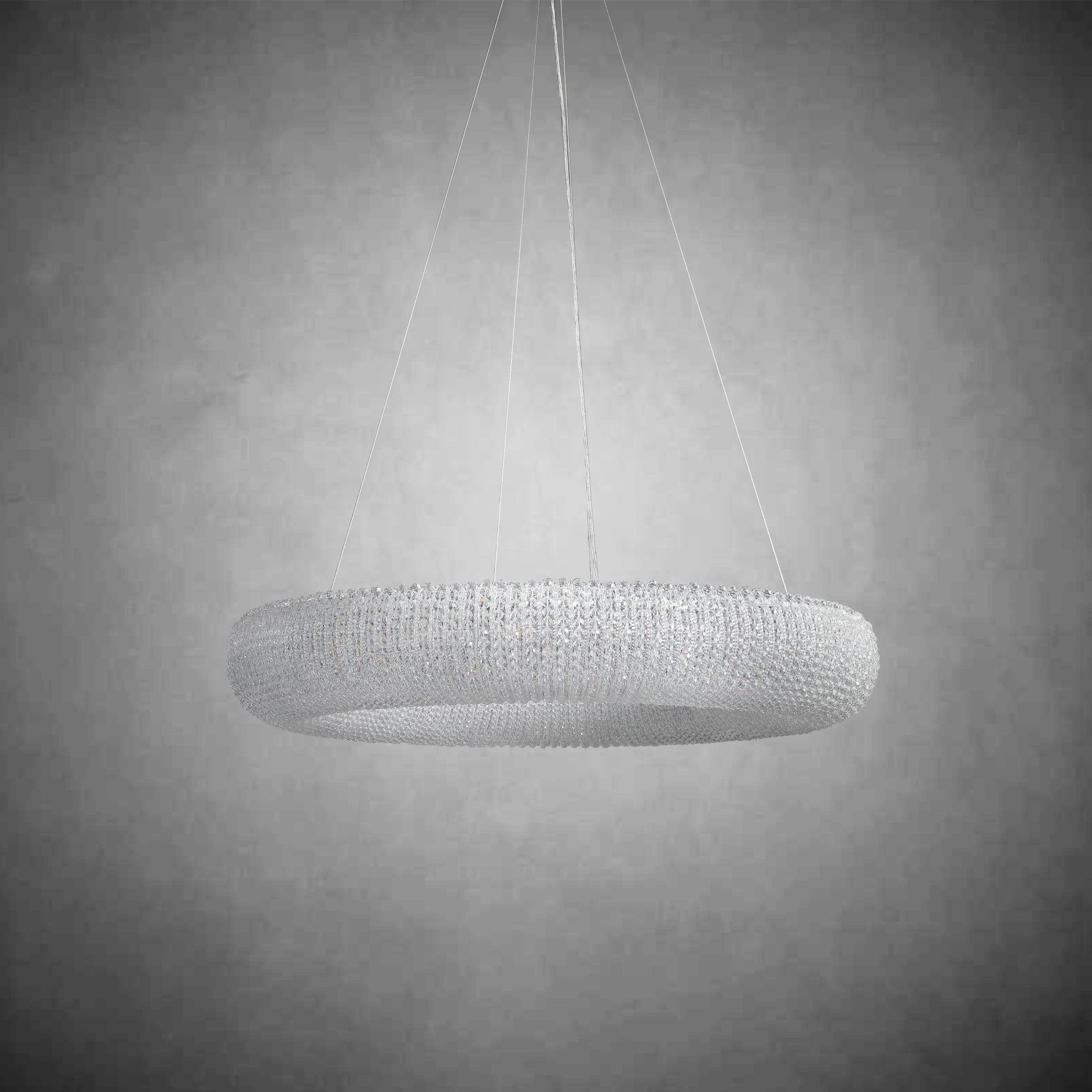 Halos Crystal Round LED Chandelier 32"41''59''72'' - GILDLAMPS