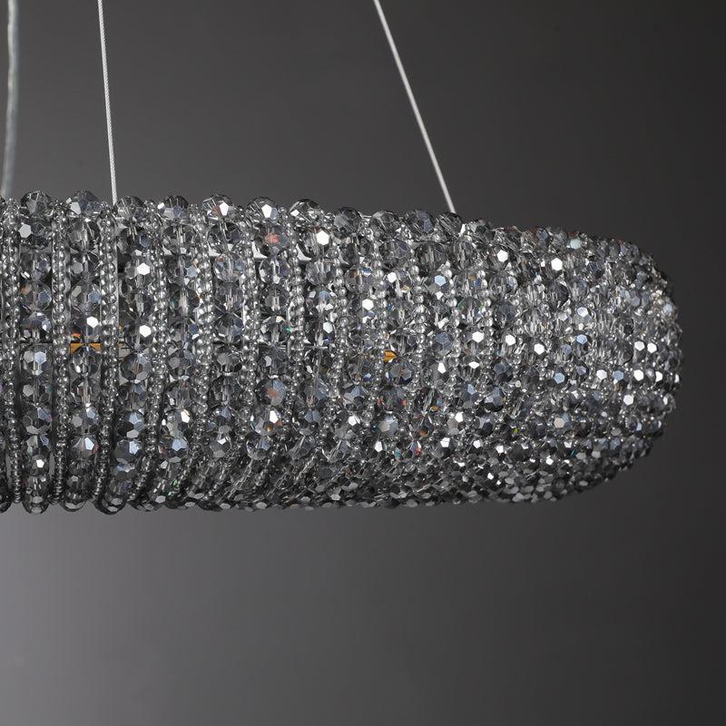 Halos Crystal Round LED Chandelier 32"41''59''72'' - GILDLAMPS