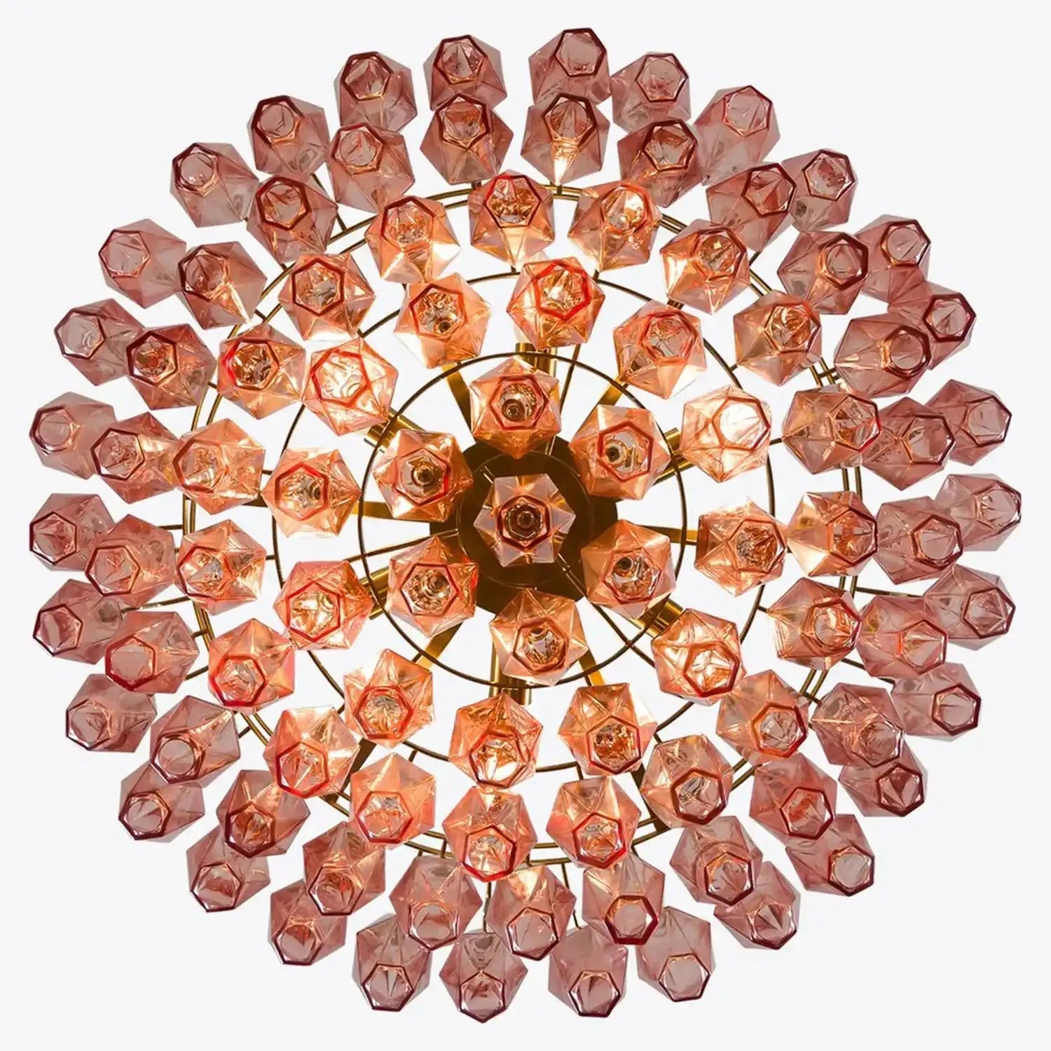 Hand Blown Tier Glass Large Murano Chandelier 24"31"40" - GILDLAMPS