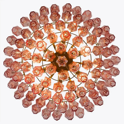 Hand Blown Tier Glass Large Murano Chandelier 24"31"40" - GILDLAMPS