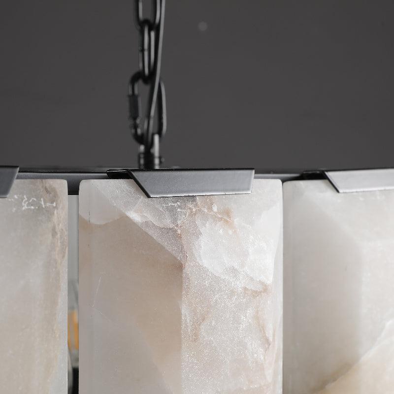 Harlew Calcite Rectangular Chandelier 42"54''62''74'' - GILDLAMPS