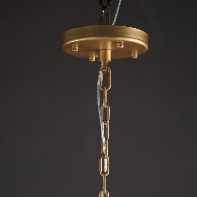 Harlew Calcite Round Chandelier 19"31''43''60'' - GILDLAMPS